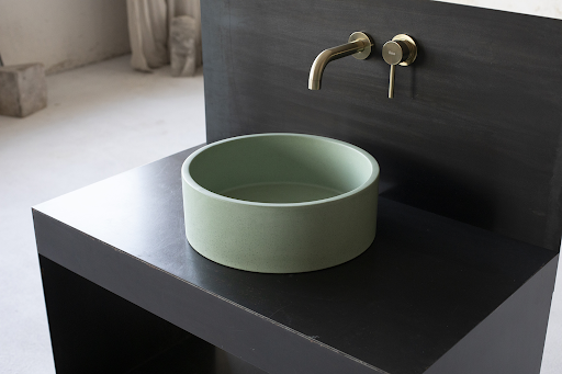 Rundes Aufsatzwaschbecken – minimalistisches Bad-Design Rundes Aufsatzwaschbecken